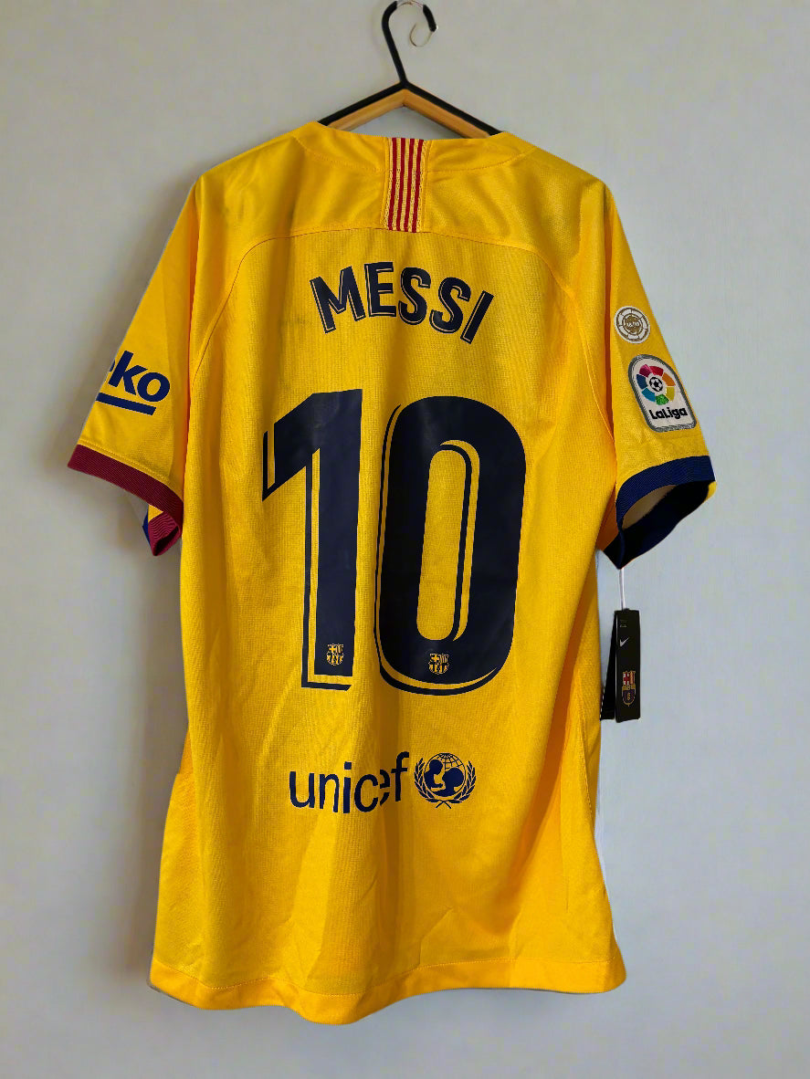 Barcelona Away Jersey 2019-20 (MESSI #10) (Condition: BNWT*)