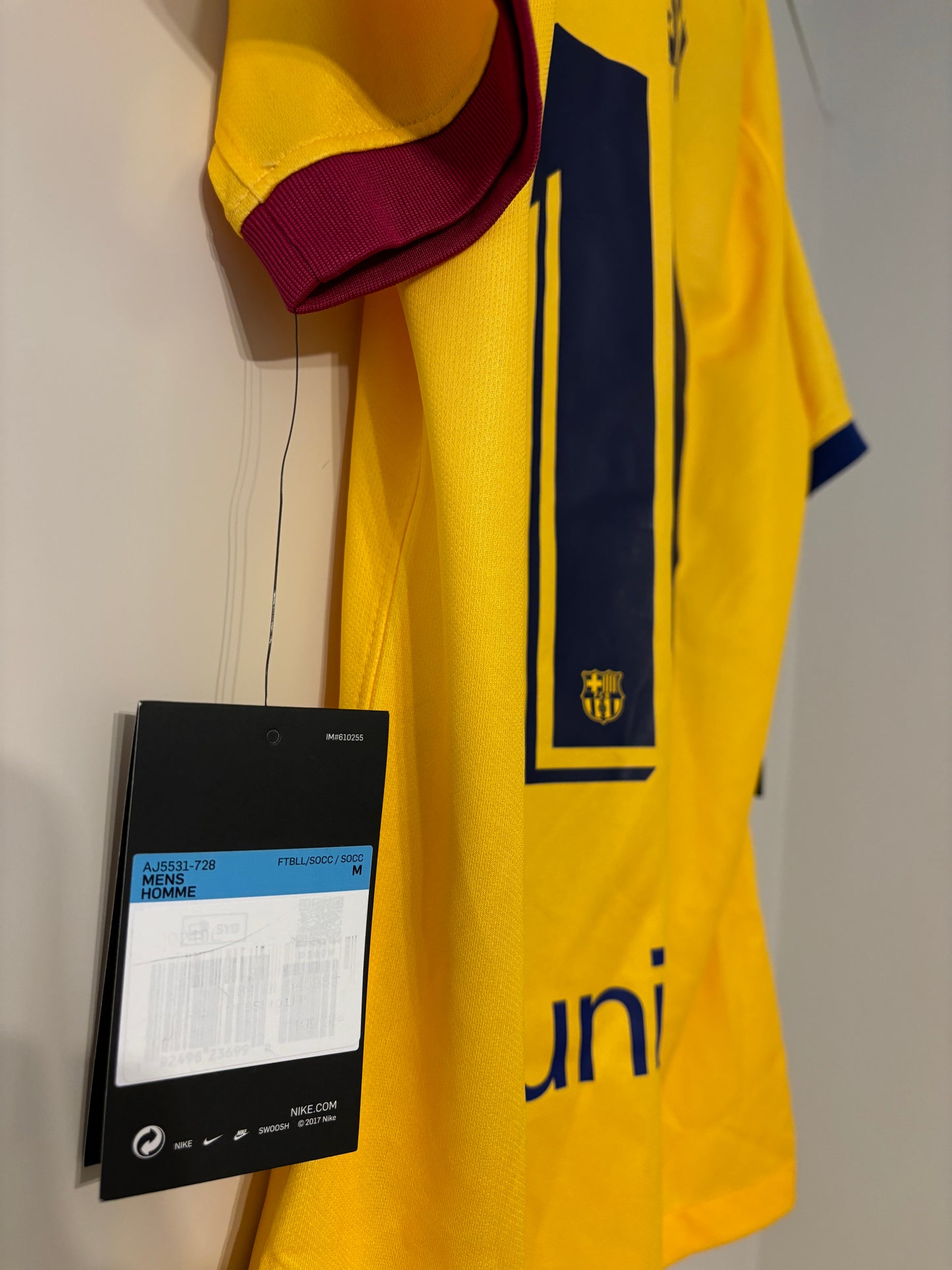 Barcelona Away Jersey 2019-20 (MESSI #10) (Condition: BNWT*)