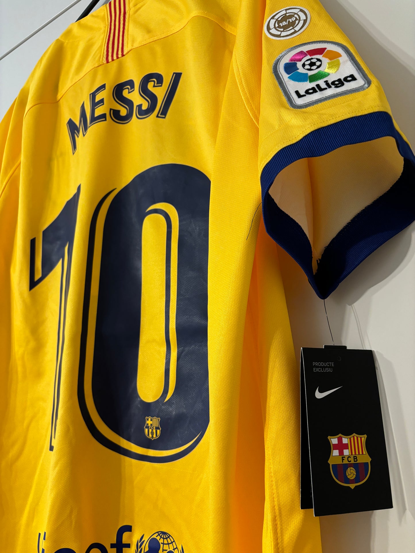 Barcelona Away Jersey 2019-20 (MESSI #10) (Condition: BNWT*)