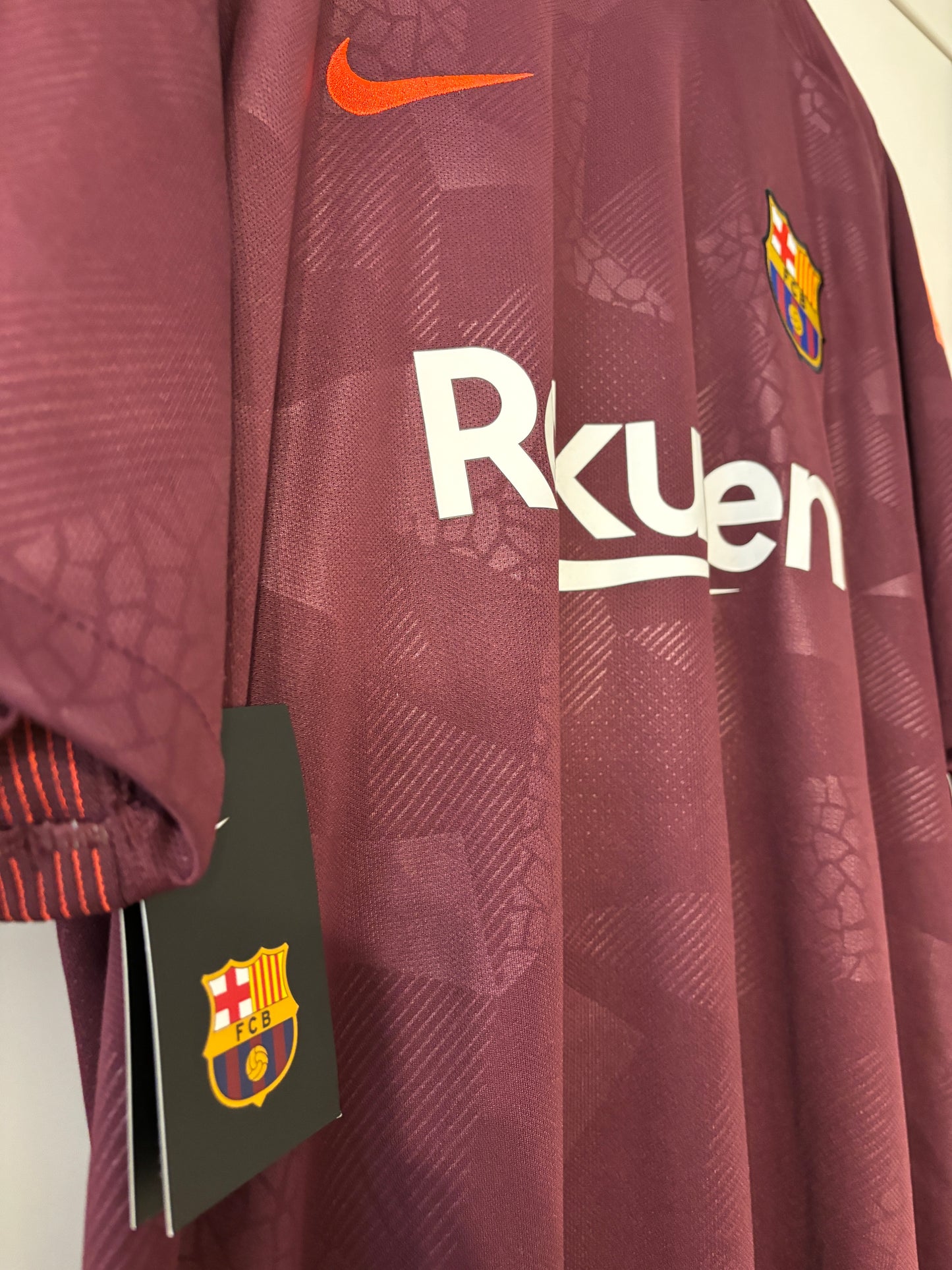 Barcelona Third Jersey 2017-18 (MESSI #10) (Condition: BNWT*)