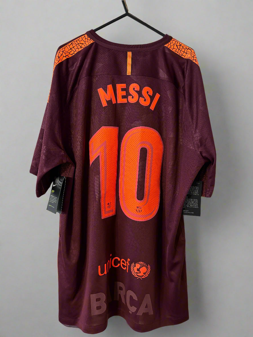 Barcelona Third Jersey 2017-18 (MESSI #10) (Condition: BNWT*)